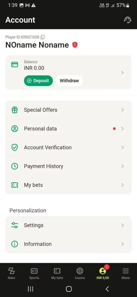 My Account
