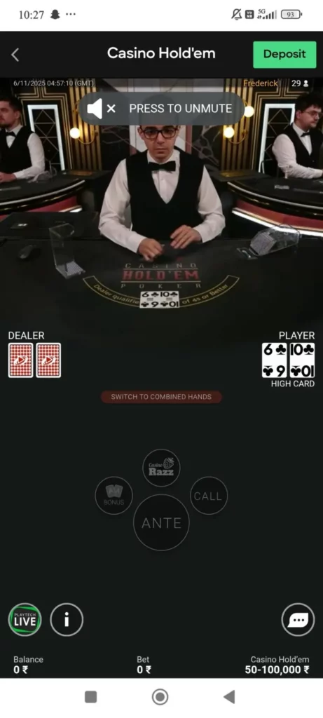 Parimatch Poker Game