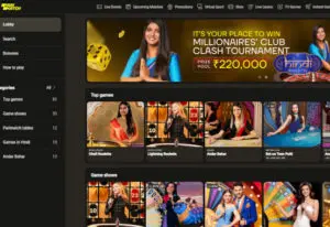 Parimatch Casino Section