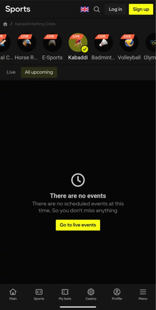 Parimatch: Bet on Kabbadi Upcoming Events